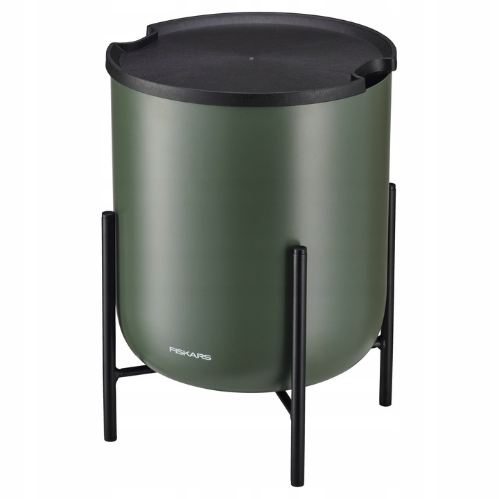 Fiskars Urban Plant Care System 1075319 öntözőrendszer cserepes növényekhez, automata szifonhatású öntözés, 4,4 l-es tartály 6–12 napra, zöld