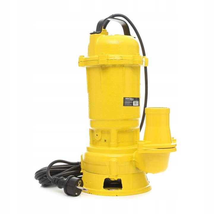 Pompa submersibila Kraft&Dele KD760, 3100W, 25000l/h, 2", neagra, 7m cablu