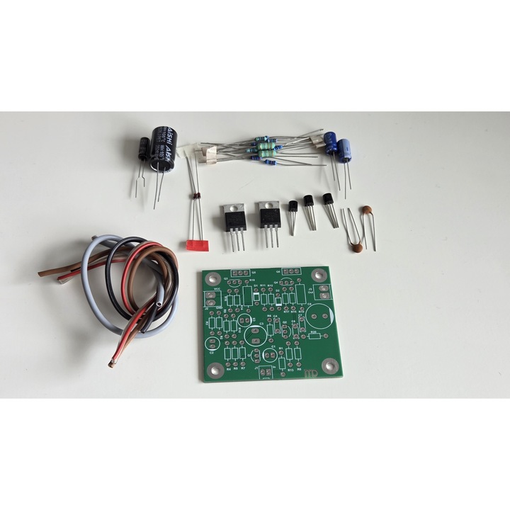 DIY audio erősítő készlet 15W / 4Ω, egyszerű tápellátással