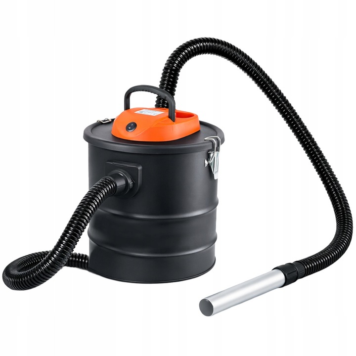 Hamuporszívó Kraft&Dele KD5179, 1200W, HEPA szűrő, 20 L tartály, hőálló fém fúvóka, fekete/narancs