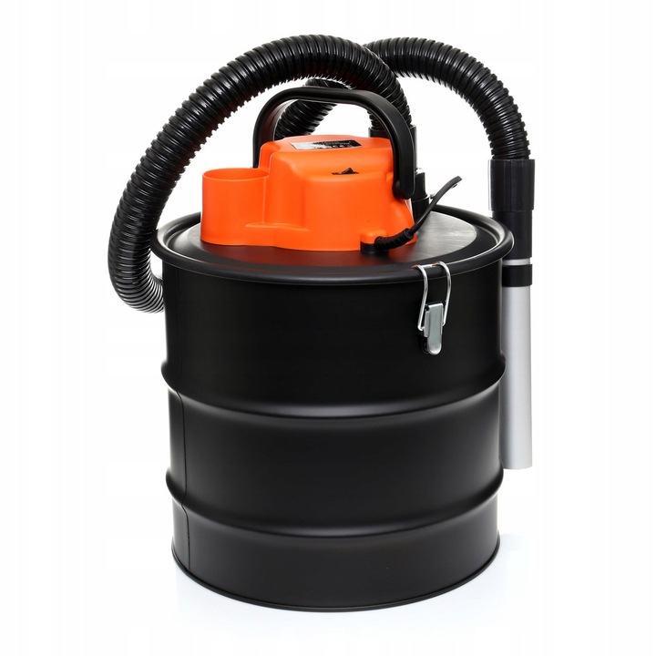 Hamuporszívó Kraft&Dele KD477, 2000W, hőálló rozsdamentes acél tartály, ergonomikus, fekete/narancs, 20L
