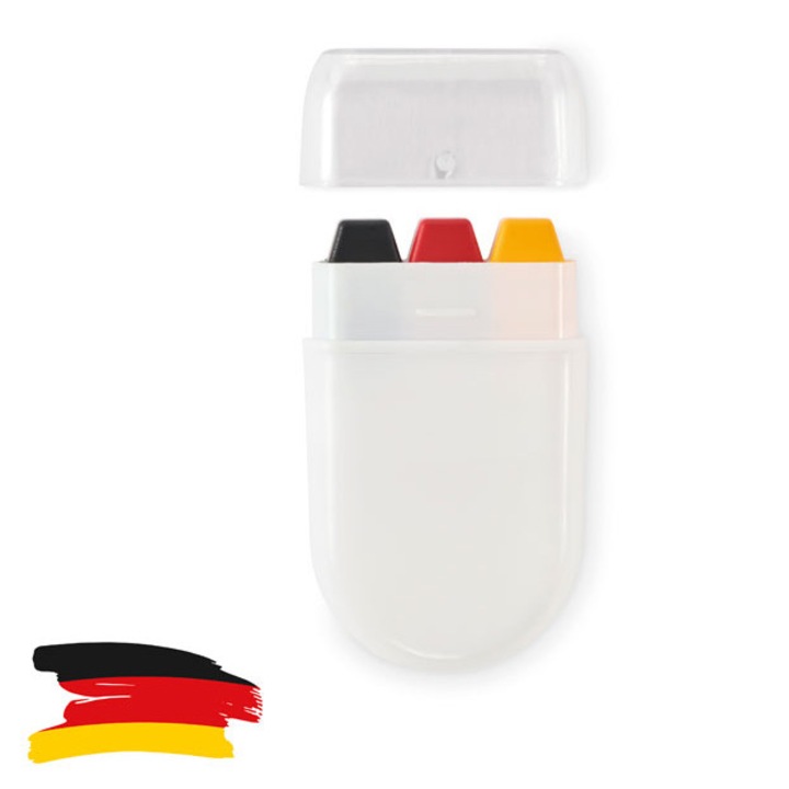 Németország testfestő arcfestő stift fekete - piros - sárga