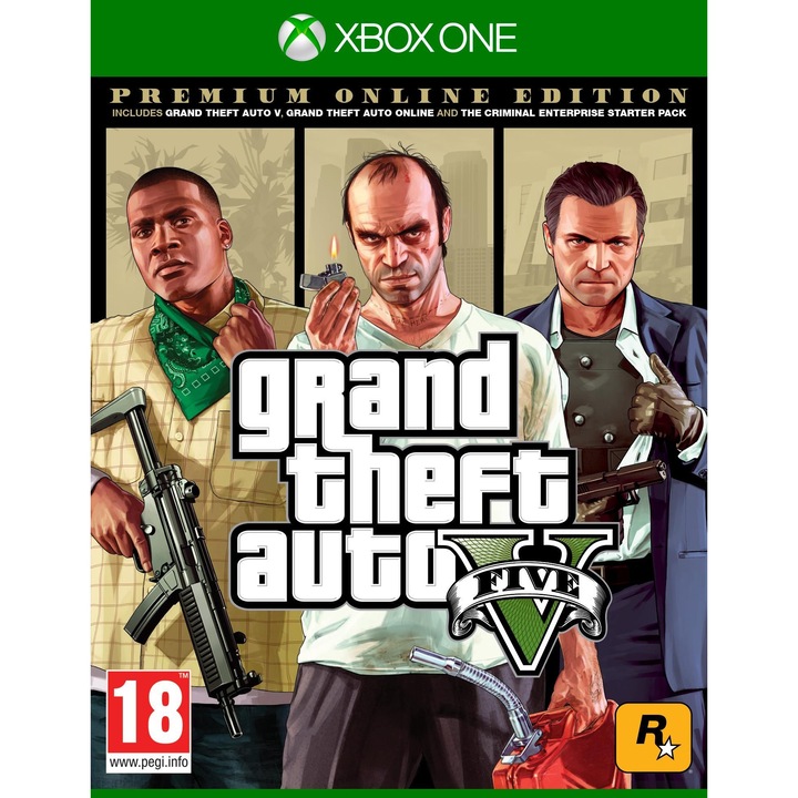 Játék Licenc Grand Theft Auto Gta 5 V Premium Edition Xbox One/X/S Key (Azonnali Aktiváló Kód)