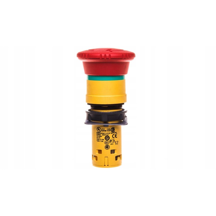 Schneider Harmony vészleállító gomb piros 22mm 1 érintkező IP54