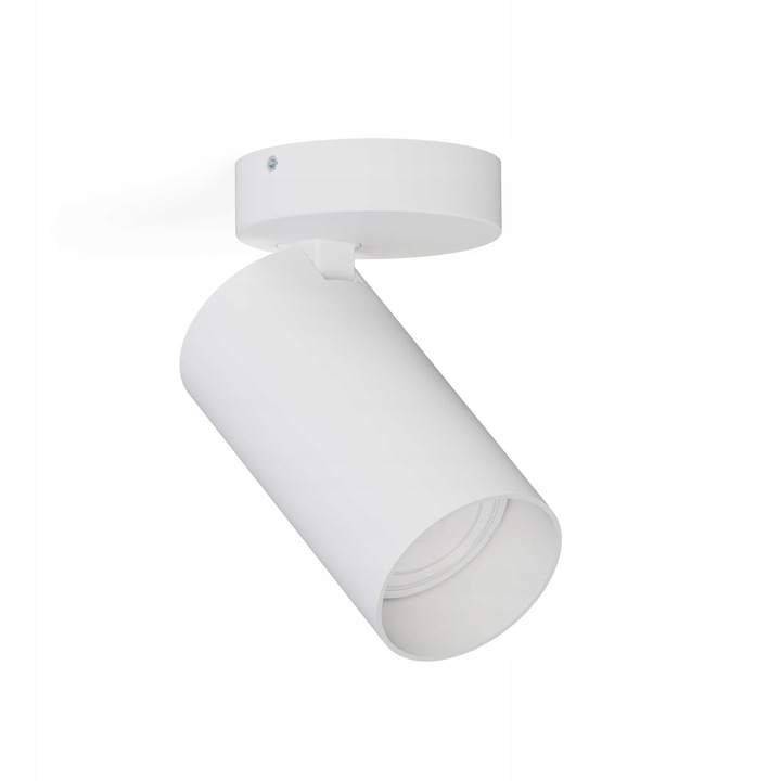 Plafoniera spot Nowodvorski Mono 7807, GU10, max 10W LED, IP20, din otel vopsit si ABS, fara sursa de lumina, Alb, 1 buc
