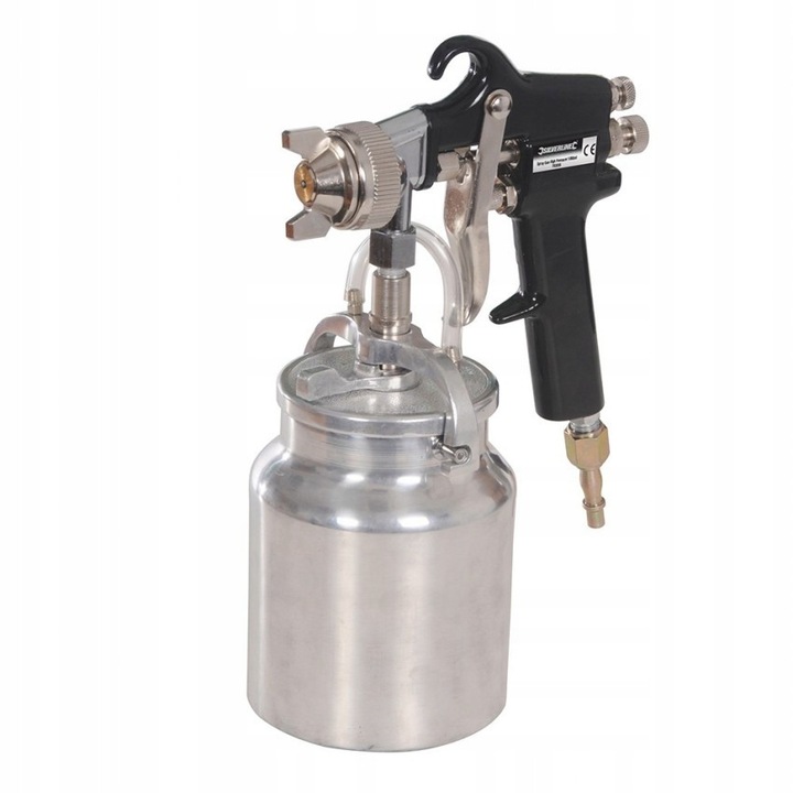 Пистолет за боядисване Silverline 763556 под високо налягане 1000ml сребрист 1,8mm