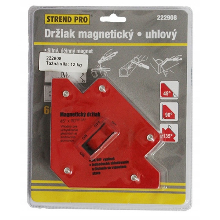 Strend Pro mágneses hegesztő sarok 12kg 11.6x11x3cm