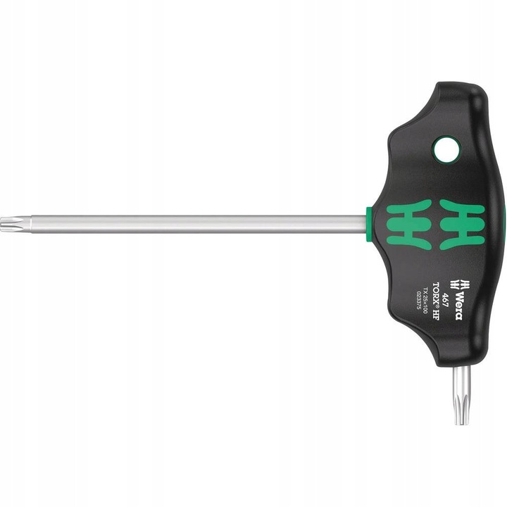 Отвертка Wera TX25 Hex-Plus, ергономична, 137x93x19mm, 34g