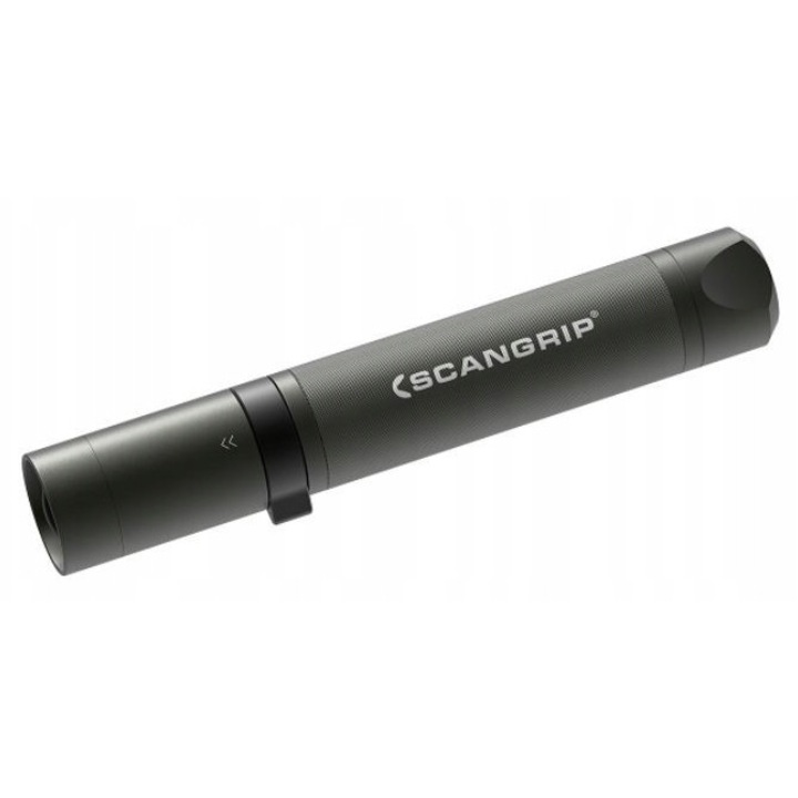 LED фенер Scangrip FLASH 600 (03.5133), 600 lm, функция BOOST и регулиране на лъча 10°-60°, корпус от анодизиран алуминий, IP54, тъмно сив, 1 бр.