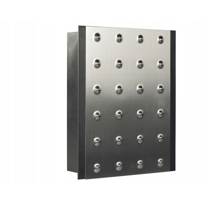 Zamel 411-VDE-SRB csengő, elektromechanikus két hangú Bim-Bam, 230 V, 85 dB, Ezüst