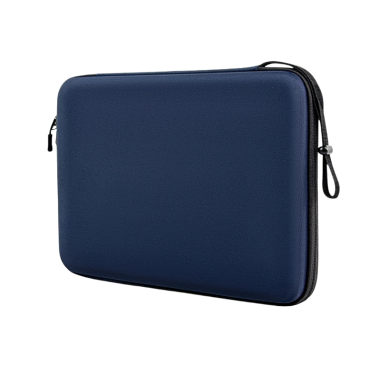 Husa pentru laptop, 16 inch, rezistenta la strivire, cu carcasa rigida, rezistenta la socuri, ORBER, subtire si usoara, suprafata impermeabila, design minimalist, 30, 5 × 42, 5 × 3 cm, EVA/ poliester, albastru