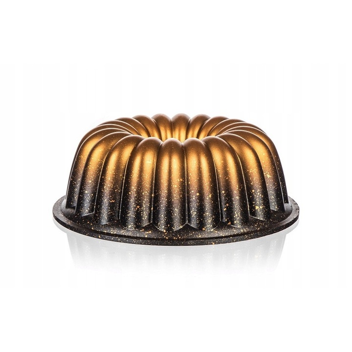 Banquet Majestic Babka sütőforma, alumínium, fekete-arany, 26cm