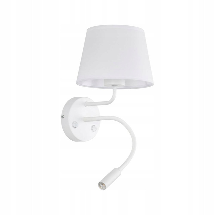 Аплик за стена TK Lighting Maja бял 50x19x40см, 2 източника на светлина, регулируем