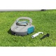 Bestway AquaTronix G100 automata medencetisztító, vezeték nélküli tisztítórobot beépített akkumulátorral, 30 perc üzemidő, 1,5 L szűrőkosár, szürke/türkiz, 1 db