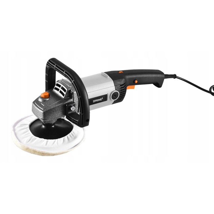PRIME3 TCP51 autó polírozó, állítható, fekete, 18cm, 1600W