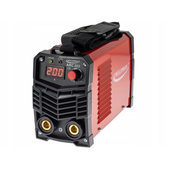 Weldman ARC 203 MMA inverteres hegesztőgép 200A DC 230V 30x12.5x19cm