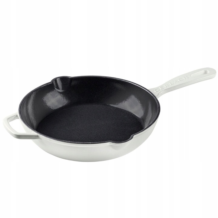 Емайлиран чугунен тиган Gerlach Natur Iron 28см черен