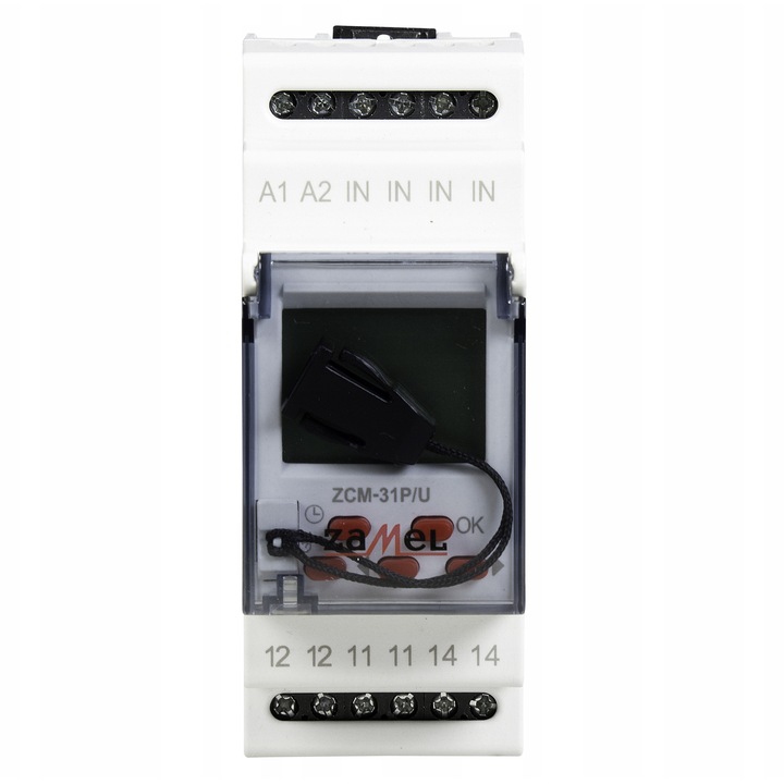 Programozó időzítő Zamel ZCM-31P/U asztronómiai külső memória 90x35x66mm