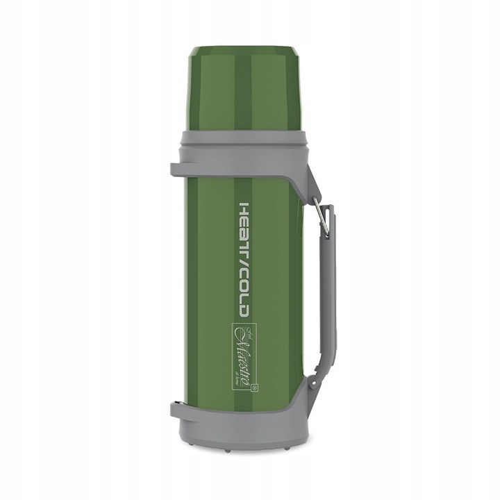 Termos Maestro MR-1631 1.5L verde izolat vid 33.5x10cm