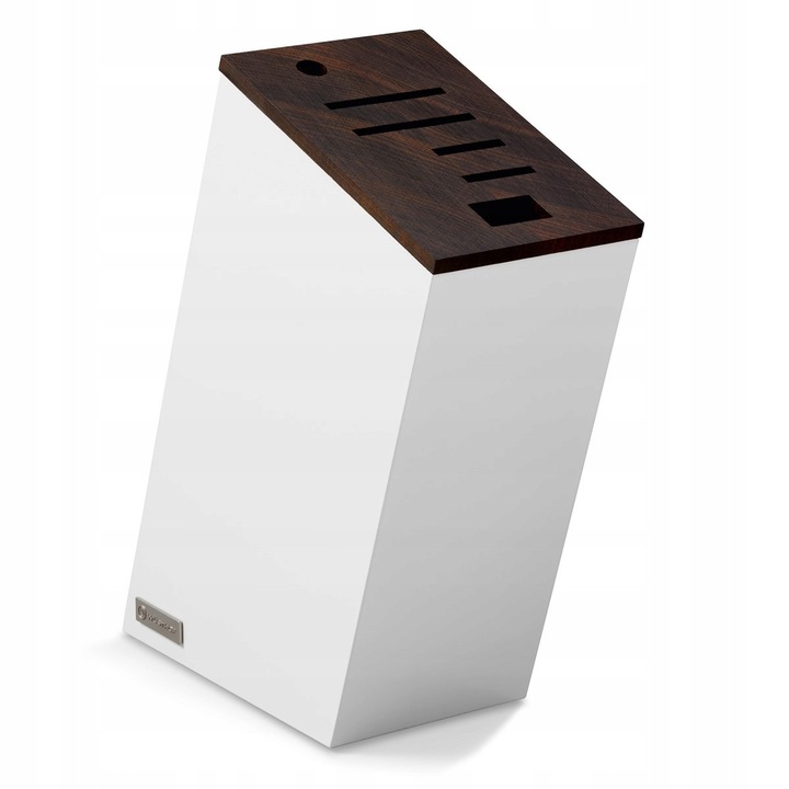Wusthof Classic White késblokk 6 késhez, késtartó, fa tető, csúszásmentes talp, fehér/barna, 23x9.1x25.6 cm