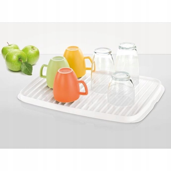 Поставка за съдове Tescoma Clean Kit двойна, пластмаса, 44.5x32x2см