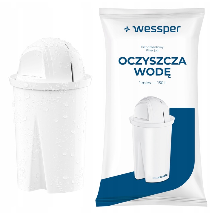 Filtru apa Wessper AquaClassic set 6 buc multicolor 77g 150l