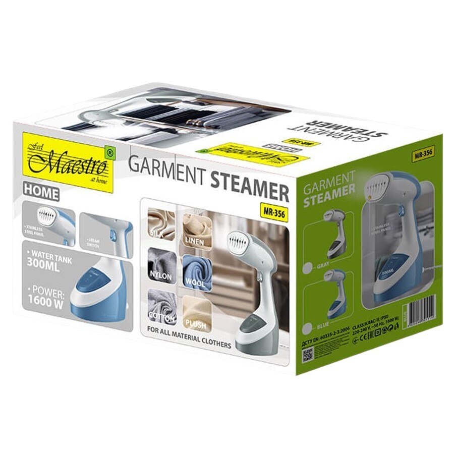 Fier de calcat cu aburi Maestro MR-356, 1600W, gri, 300ml
