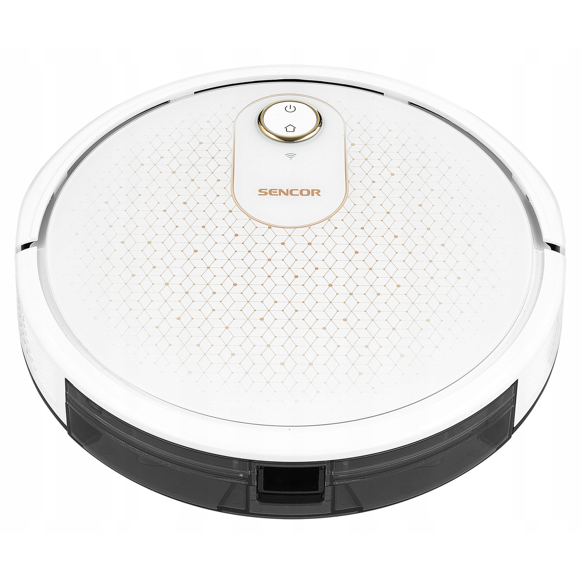 Aspirator robot Sencor SRV 4550WH, robot aspirator cu mop si aspirare simultana, navigatie giroscopica Smart Gyro, autonomie 100 min, baterie 2600 mAh, 3 niveluri de suctiune, Alb, 1 buc