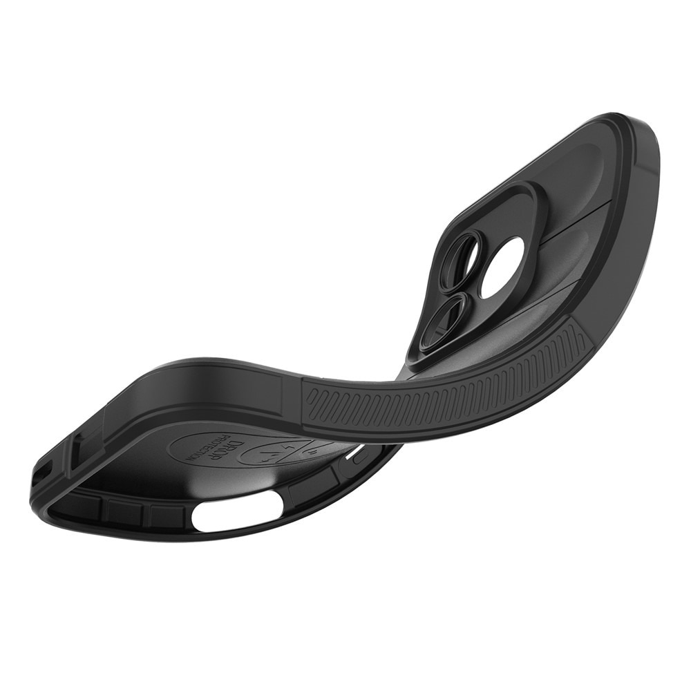 Husa pentru Honor 600 Lite DaDen® Magic Shield, Antisoc, Interior microfibra, TPU, Negru