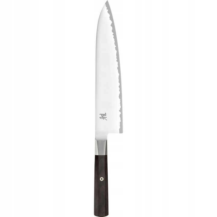 Miyabi 4000FC Gyuto kés, konyhakés, FRIODUR FC61 acél penge, Katana-Edge él, nyolcszögletű Pakka fa nyél, ezüst/fekete, 24 cm