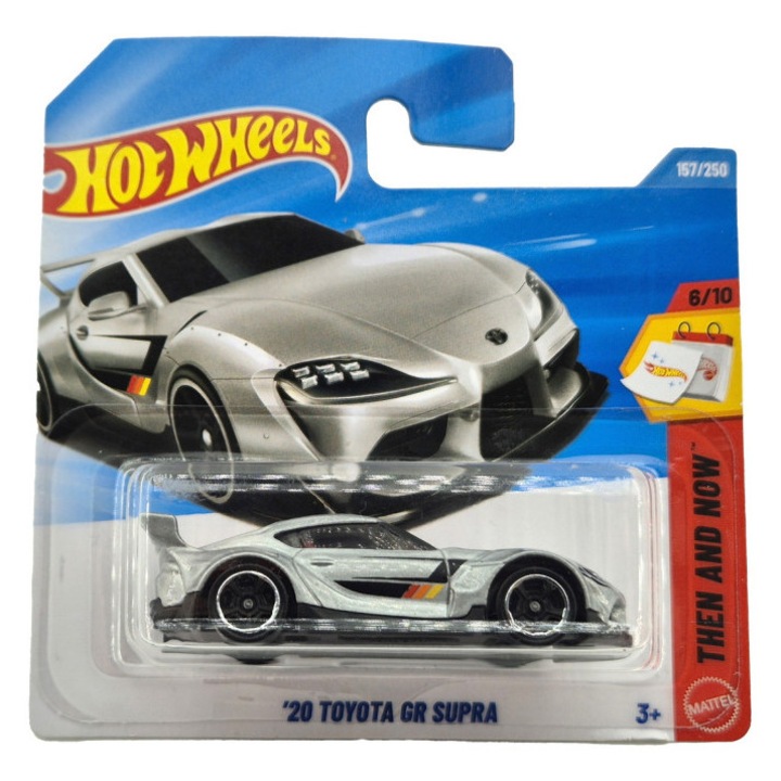 Hot Wheels Toyota GR Supra (2020) - Then and Now 6/10 - 157/250 - Hot Wheels - 1:64
