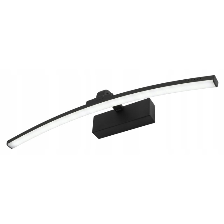 Aptel LED 12W kerek, hajlított fürdőszobai lámpa 40cm semleges fehér