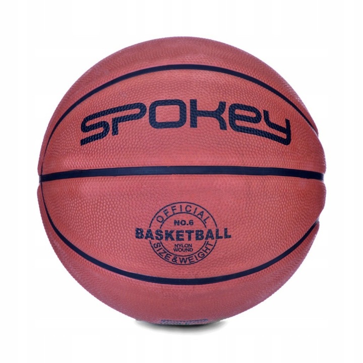 Spokey, habszivacs kosárlabda, beltéri és kültéri használatra, kopásálló, Braziro, narancssárga, 7-es méret