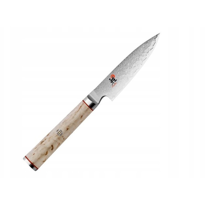 Cutit de bucatarie Miyabi 5000MCD Shotoh, 9cm, MicroCarbide MC63, lemn de mesteacan Masur