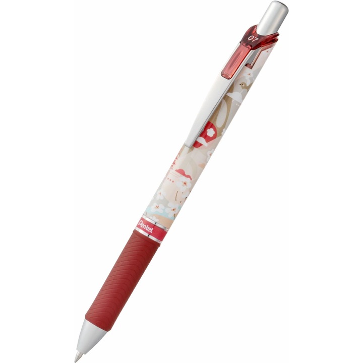Pix cu gel Pentel Energel Nature Mountains albastru 0.7mm