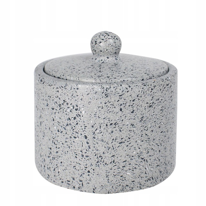 Дозатор за козметика Q-BATH terrazzo gri 10.5x9x10.5 cm