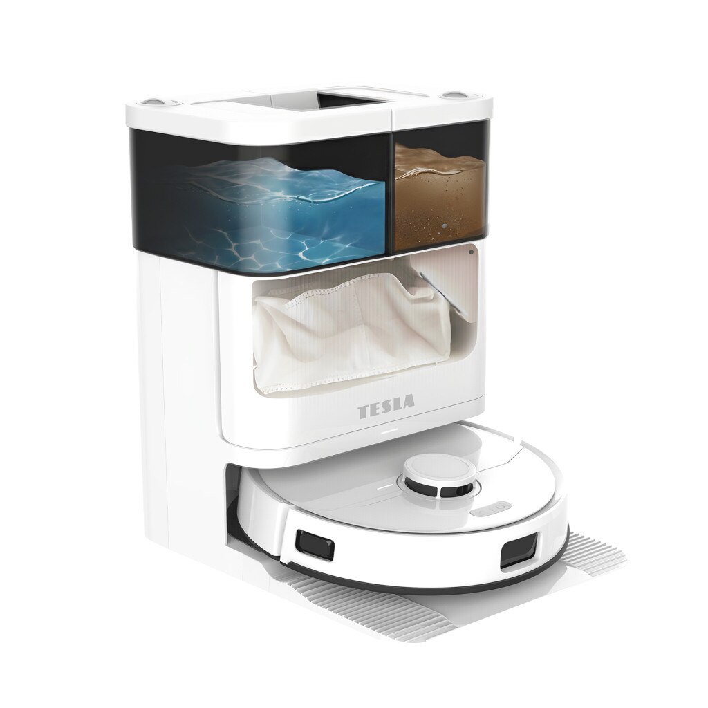 TESLA RoboStar iQ900 Ultra robot aspirator cu mop, curatare si incarcare automata