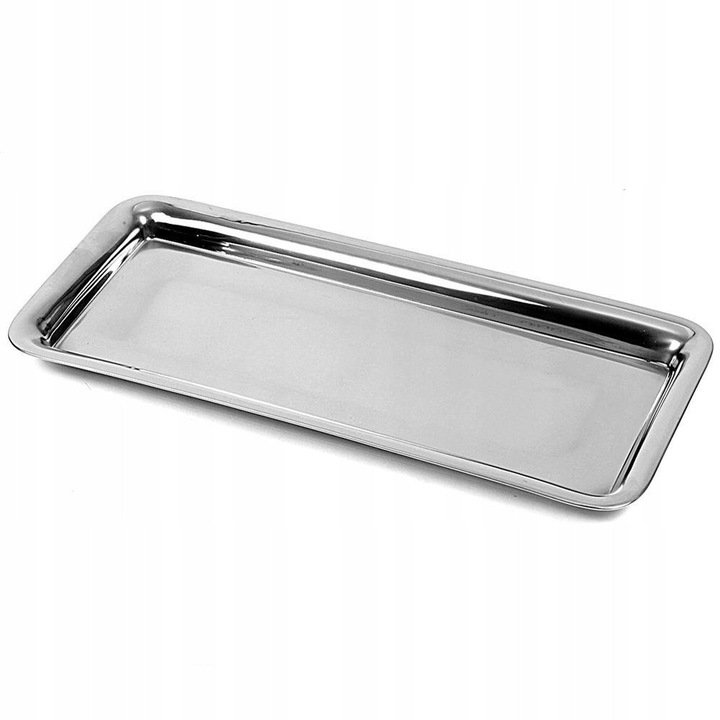 Tava servire Orion din otel inoxidabil, 40x18x2cm, argintiu