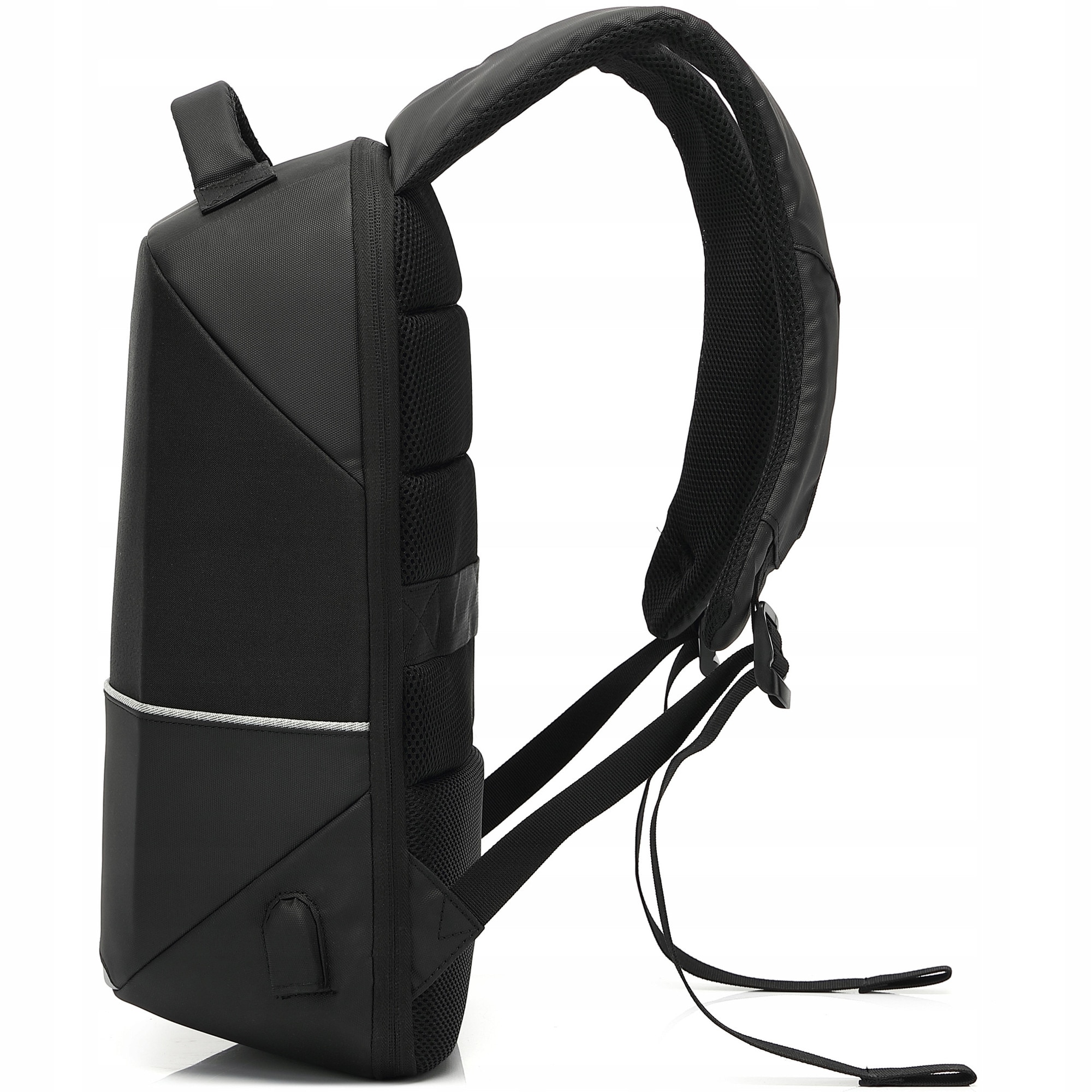 Yenkee, rucsac laptop din poliester 1200D cu inchidere TSA, port USB, antifurt, protectie anti-taiere, bretele captusite, YBB 1501, negru, 15,6"