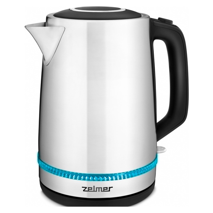 Електрическа кана Zelmer ZCK7921, 1.7L, инокс, 1850-2200W, безжична