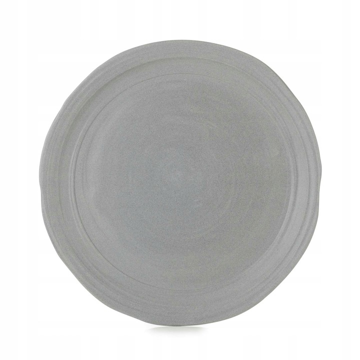 Revol No.W lapos tányér, Recyclay ökológiai porcelánból, ellenálló, professzionális használatra, szürke, 25,5 cm