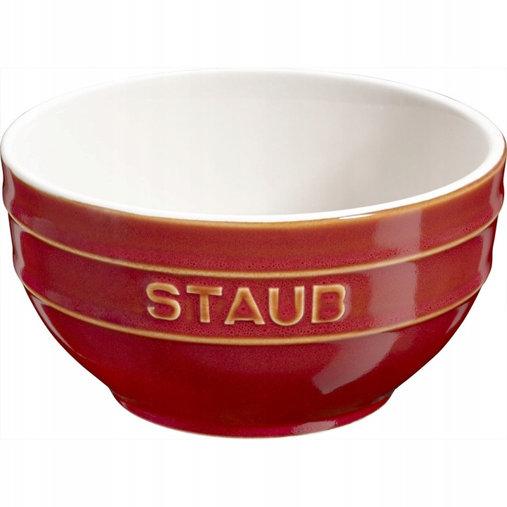 Staub kerek kerámia tálalótál, 12 cm, gesztenyebarna