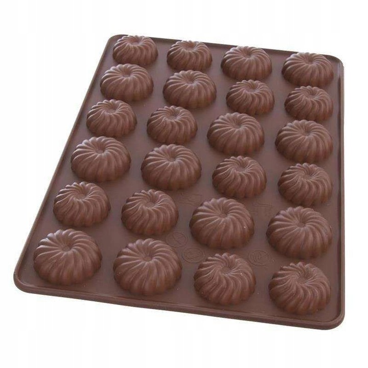 Tava silicon Orion pentru biscuiti 32x22x1.5cm maro