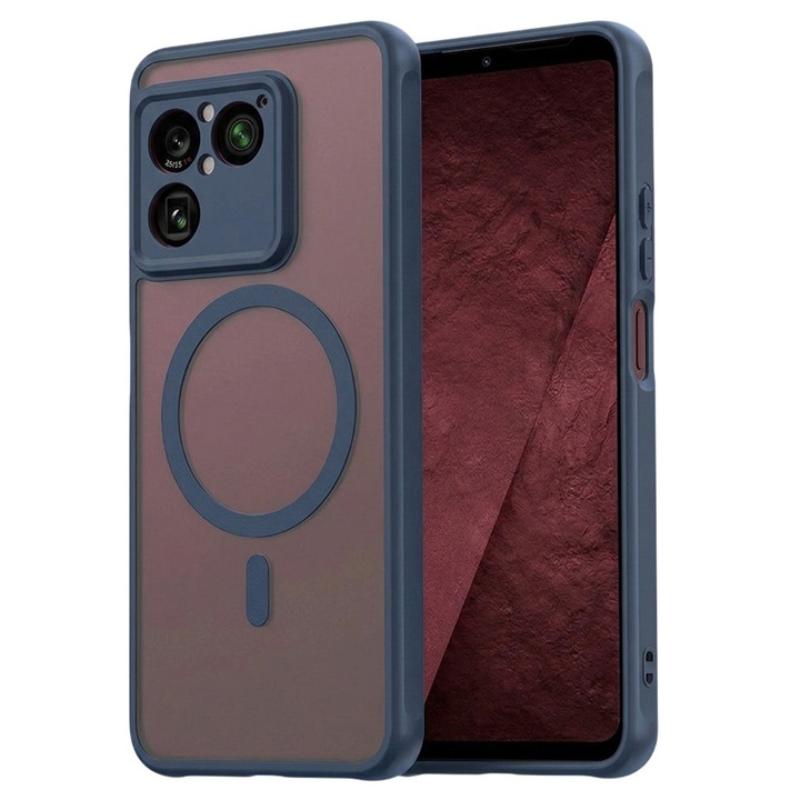 Husa pentru Sony Xperia 1 VIII - Techsuit HaloFrost II MagSafe - Navy Blue