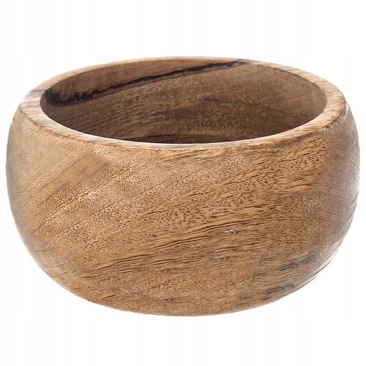 Bol/Tál Vilde mangó fából salátákhoz és snackekhez, kerek, barna, 14 cm, 1 db
