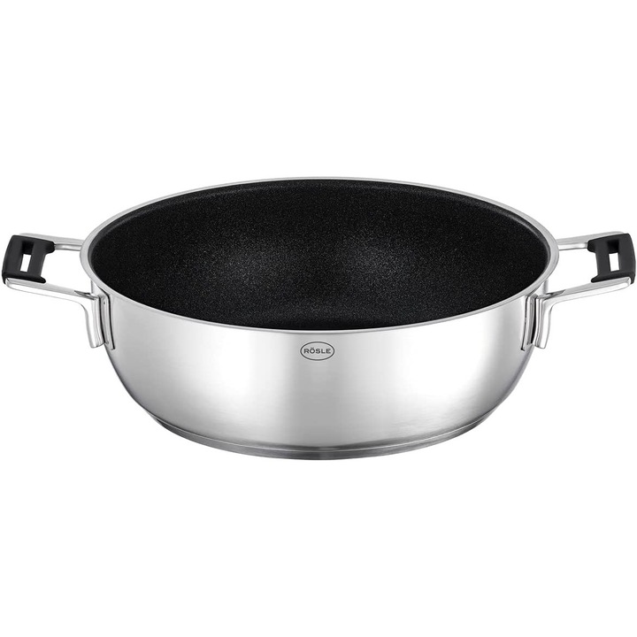 Rosle Silence Pro 28cm rozsdamentes acél tapadásmentes serpenyő