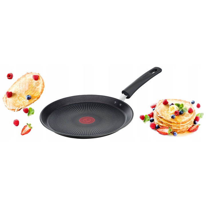 Tigaie Tefal Selection, neaderenta, titan, negru, 25cm