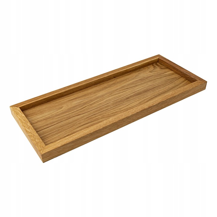 Tava/platou Verlo Stratos, din lemn masiv de stejar, impregnat cu ulei natural, stejar, 53x22x3 cm, 1 buc