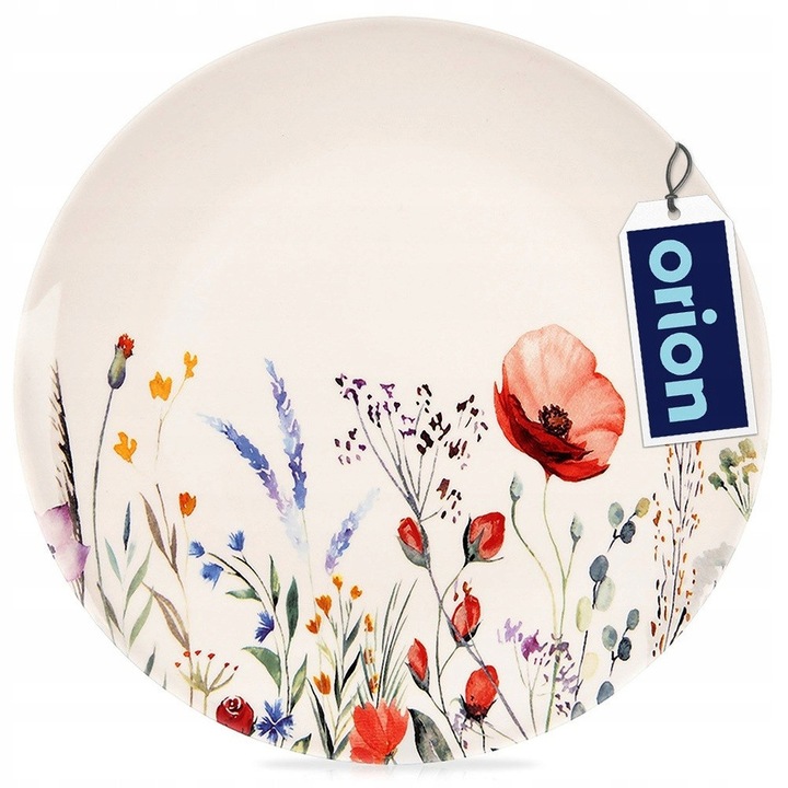 Orion Maki porcelántányér, lapos, többszínű, 27x2.3cm