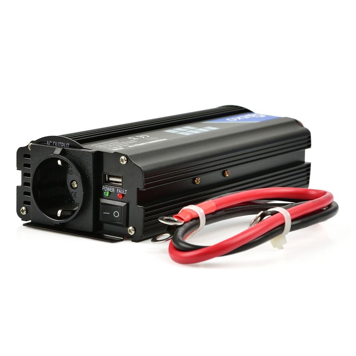 Feszültség átalakító - inverter, Geko, 24 - 220 v, 800/1600 w